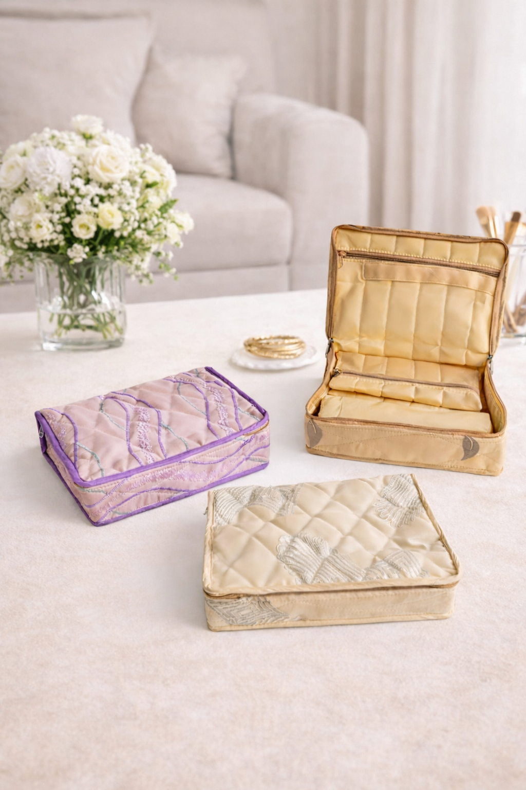 Jewellery Organiser With Bangle Holder