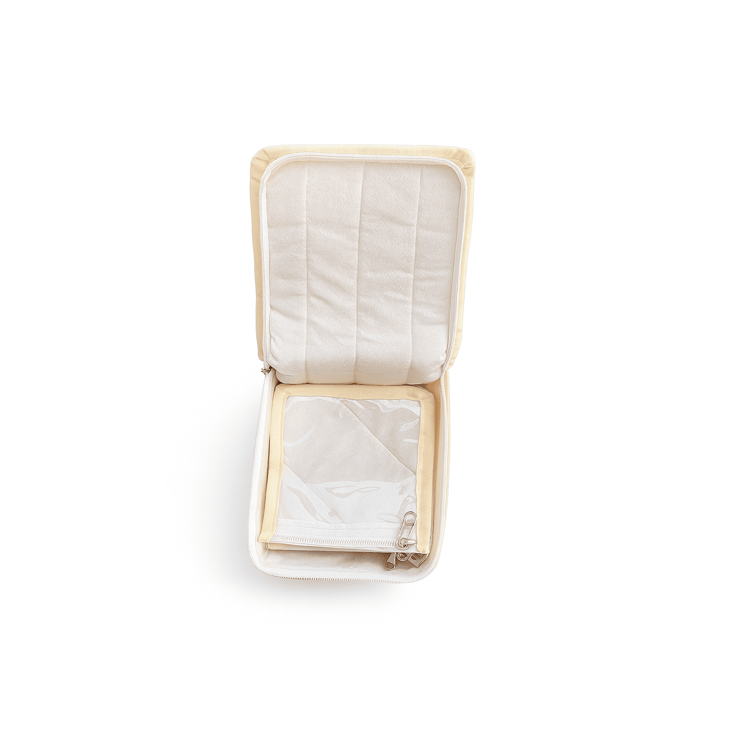 Brocade Ivory Mini jewellery organiser | Travel Friendly Organiser