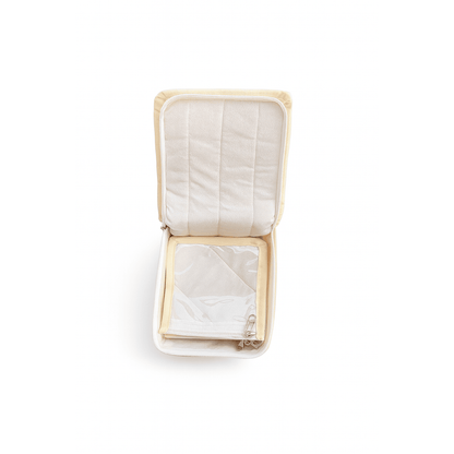 Brocade Ivory Mini jewellery organiser | Travel Friendly Organiser