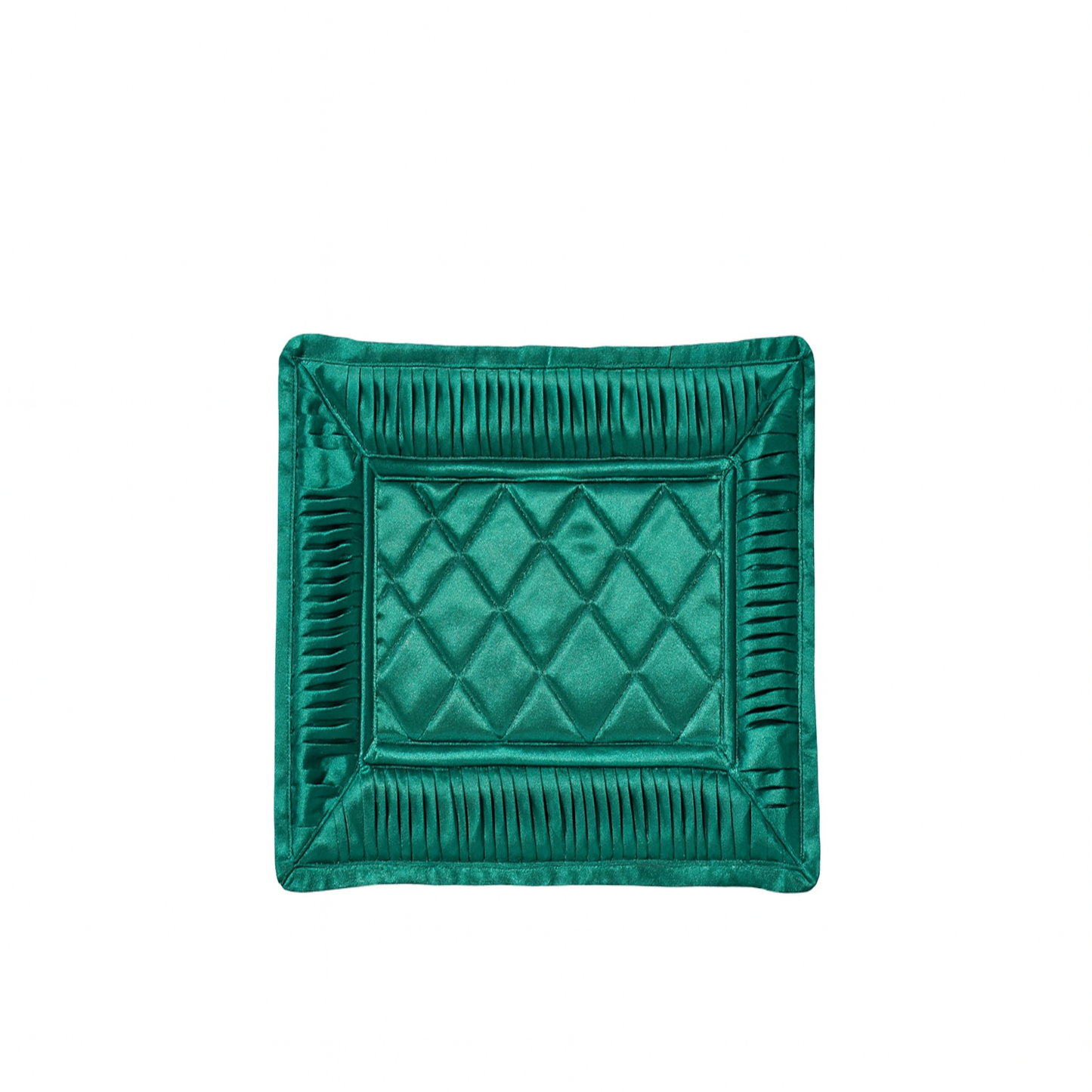 Emerald Green Jewellery Organiser – 11 Detatchable Pocket Travel Kit | Multipurpose Storage