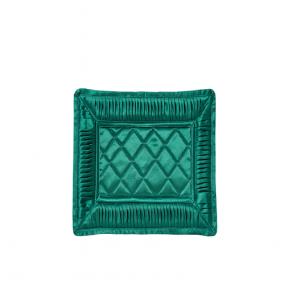 Emerald Green Jewellery Organiser – 11 Detatchable Pocket Travel Kit | Multipurpose Storage