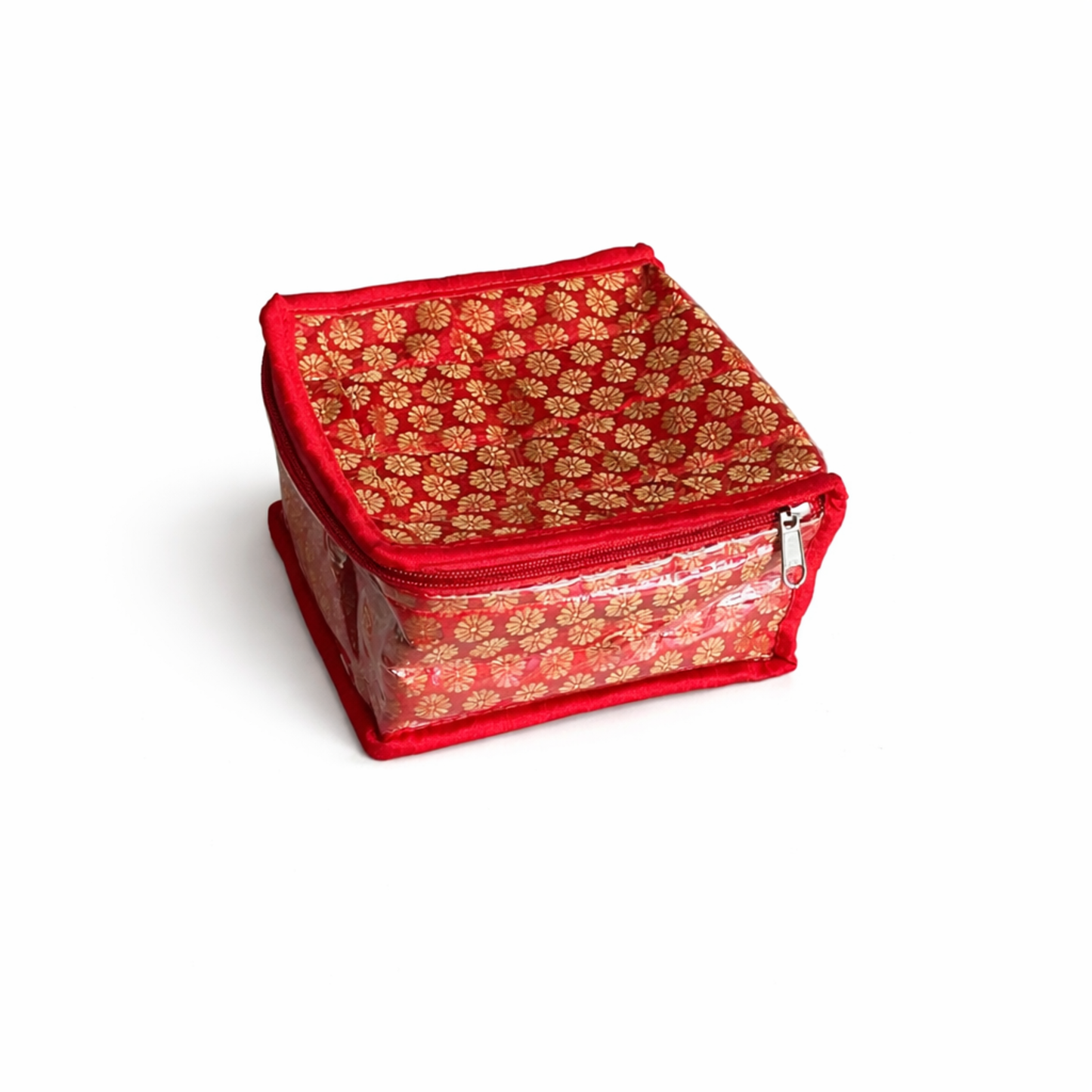 Brocade Red Mini jewellery organiser | Travel Friendly Organiser