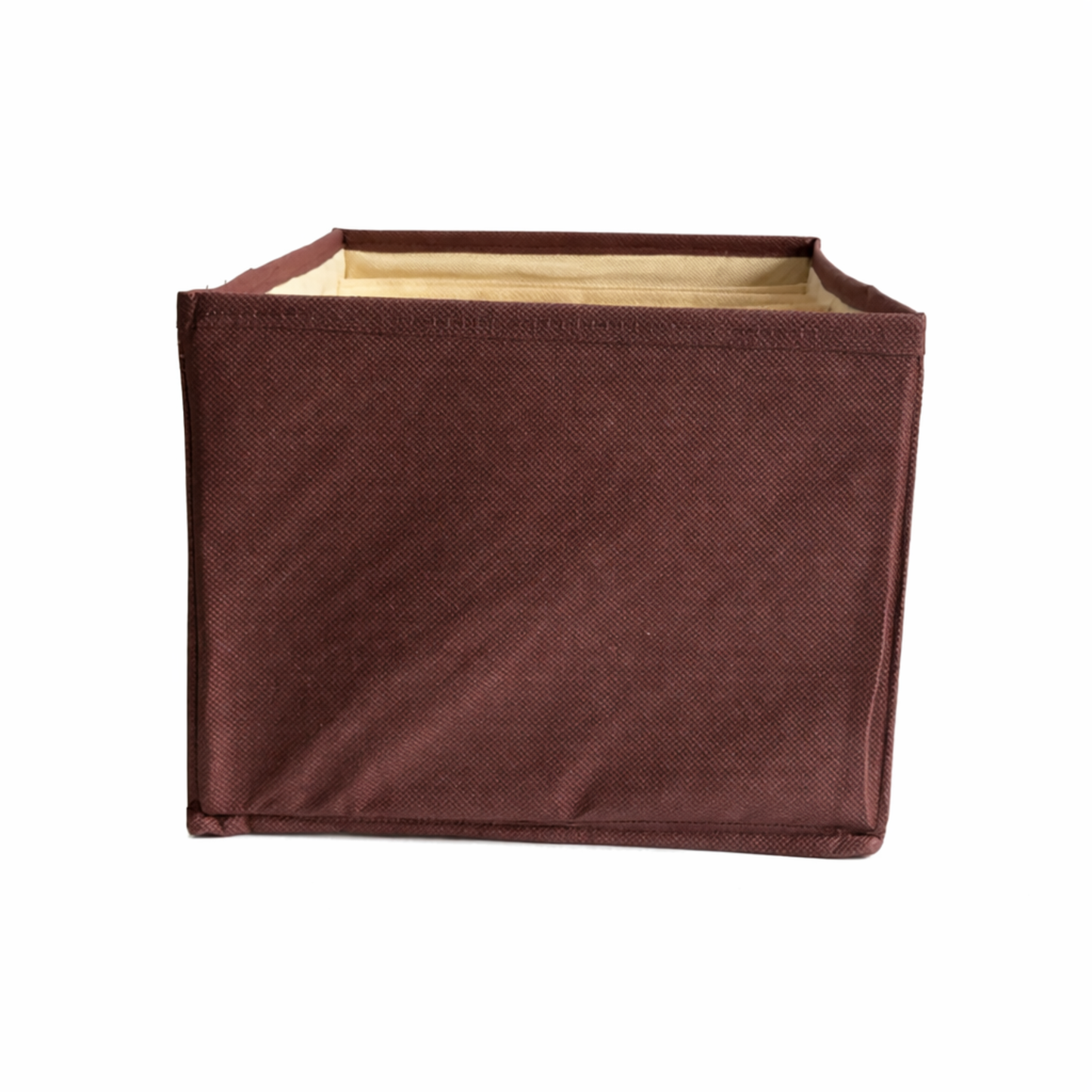 Premium 7-Layer Collapsible Wardrobe Organizer with Compartments | Brown Plain