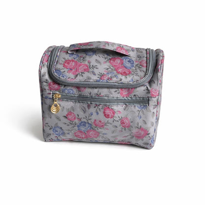 Cosmetic Pouch + 3 Pcs Set Multipurpose Pouches | Grey