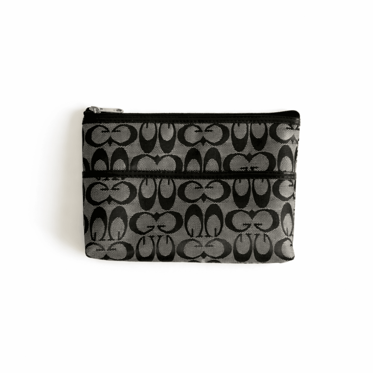 Grey Premium 3-Piece Multipurpose Pouch Set | High Quality Thick Fabric Zip Pouches for Travel, Makeup & Accessories