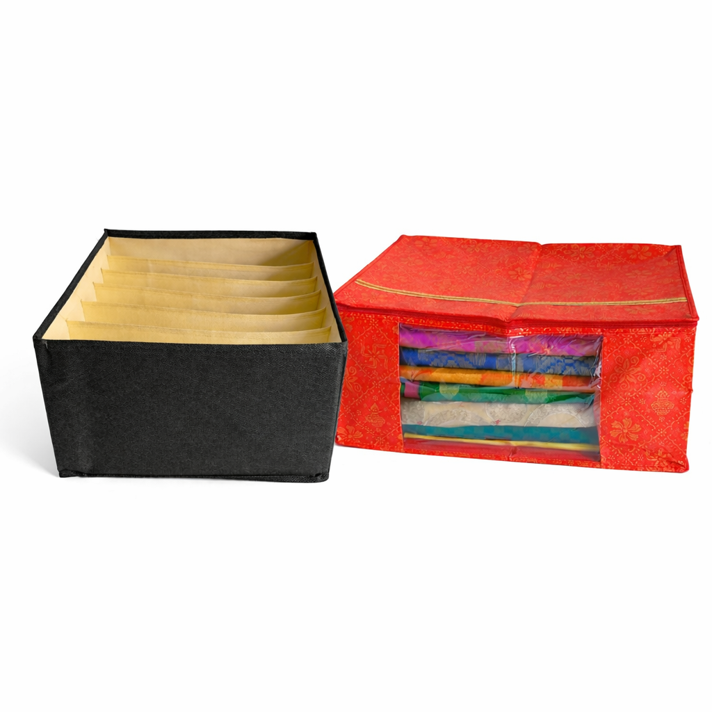 Pant Organiser + Box Saree Cover