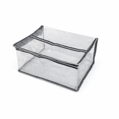 Imported Transparent Dupatta & Petticoat Storage Cover with Zip | Saree Organizer