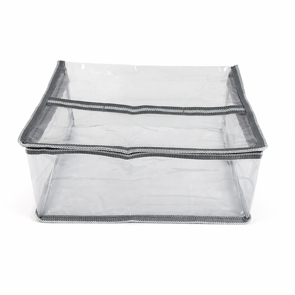 Imported Transparent Dupatta & Petticoat Storage Cover with Zip | Saree Organizer