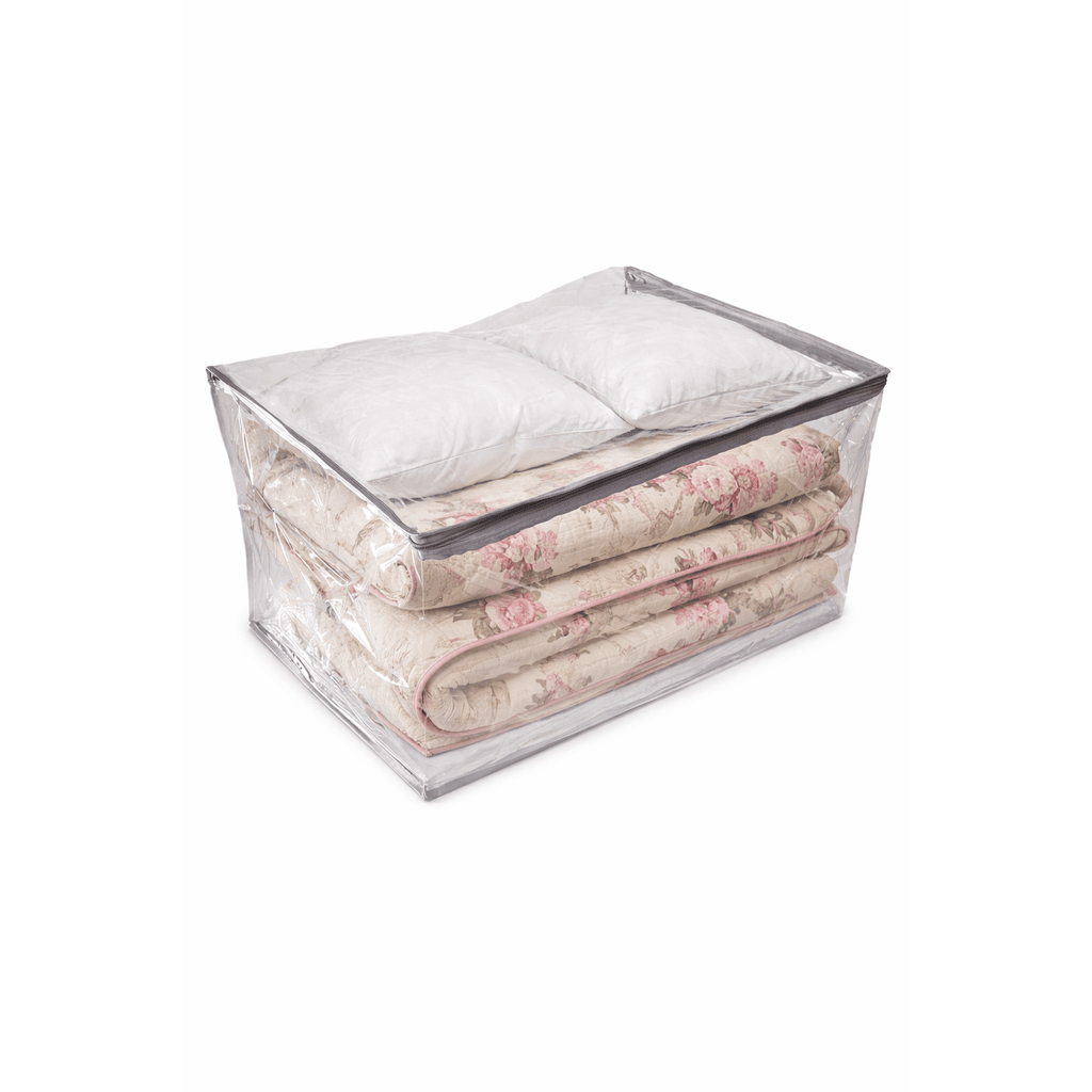 Big Size Transparent Storage Bag Organiser for Wardrobe | Saree & Blanket Storage